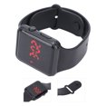 thumbnail image 4 of Pulsera de reloj digital luminosa negra de moda, 4 of 9