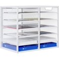 thumbnail image 3 of Compartments  Capacity Letter Tray  Adjustable Mail Organiser Storage Compartments  Stackable Document Tray  Desk Paper Tray Organiser for Office/Home/School, 3 of 6