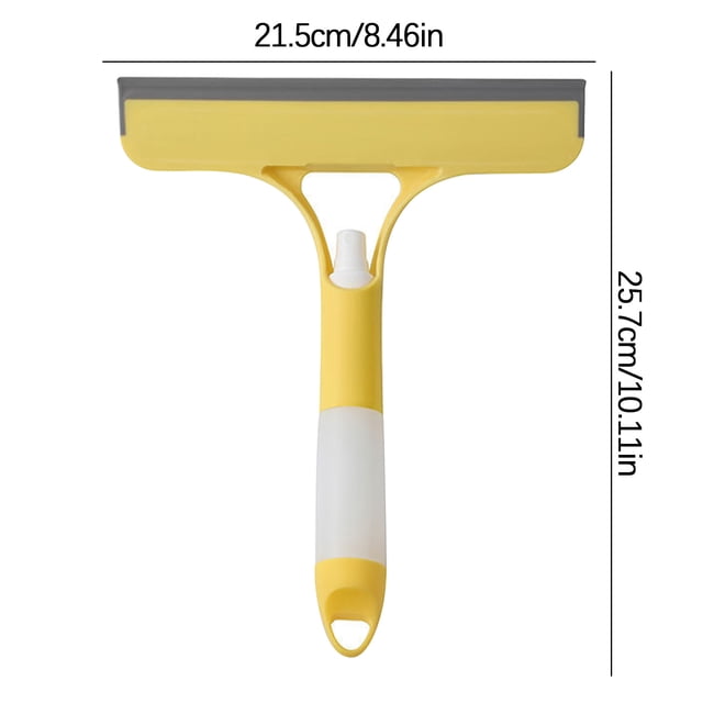 SDNall Household Cleaning Tools, Window Cleaning Brush, Multi-Purpose Glass Cleaning Tool - Efficient Window Scraper and Spray Brush for Homes, Shower Cleaning Brush