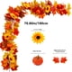 thumbnail image 3 of Oioii Fall Leaf Garland, Artificial Maple Leaf Autumn Garland Fall Leaves Hanging Vines Fall Maple Leaves Thanksgiving Decor for Home Wedding Fireplace Party, 3 of 6