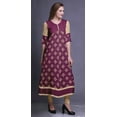 thumbnail image 3 of Bimba Kurta Anarkali Imprimée Longue Tenue de Soirée Évasée Kurtis pour Femmes, 3 of 5