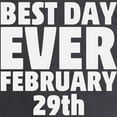 thumbnail image 3 of CafePress - Best Day Ever February 29Th Long Sleeve T Shirt - Long Sleeve Dark T-Shirt, 3 of 4