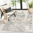 thumbnail image 3 of BERTHMEER 3'x5' Abstract Area Rugs for Living Room Entryway Office Washable Rugs, Non-slip, Blue, 3 of 4