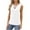 White, variant on Wyobmus Womens Summer Tank Tops Criss Cross V Neck Sleeveless Eyelet Breathable Tops Casual Basic Tee Loose Fit Outfits S-2X Black
