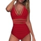 thumbnail image 4 of Traje de baño de una pieza para mujer, conjuntos de bikini para mujer, traje de baño liso sin mangas de moda para mujer, traje de baño con relleno y efecto push-up, traje de baño de playa para mujer, 4 of 4