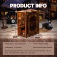 thumbnail image 3 of Tradeopia Puzzle en bois 3D – Kit DIY Librairie Éternelle Bibliothèque Miniature, 3 of 5