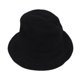 thumbnail image 1 of Sombrero de muñeca portátil, sombrero de cubo en miniatura, sombrero de pescador, tocado de tela suave. Negro, 1 of 8