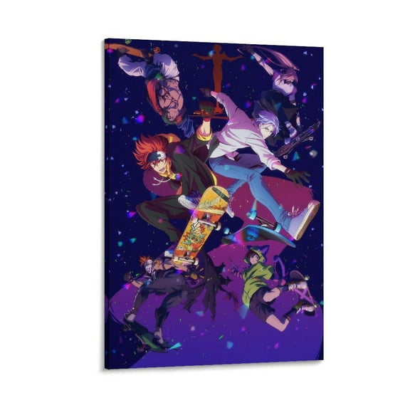 Japanese Original Series SK8 The Infinity Anime Art Poster Picture Print Canvas Poster Wall Paint Art Posters Decor Modern Home Artworks Gift 12x18inch(30x45cm)