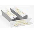 thumbnail image 2 of Inkdotpot Thank You From The New Wedding Bottle Tag Real Gold Foil Favor Hang Tags Pack Of 50, 2 of 6