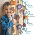 thumbnail image 3 of Blackout Kids Curtains,Colorful Mushroom Star Dark Pattern Childrens Insulated Curtains Set Of 2,Bedroom Essentials,Toddler Room Decor 42"x63", 3 of 5