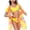 Yellow, variant on shqvo Girls Swimsuit,5T Swimsuit Girls,Newly Designed Printed Two Piece Girls Swimsuit Split Style for Children Ages 5 to 12 Years
