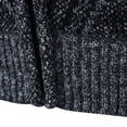 thumbnail image 4 of PAIWINDS Men's Full-Zip Fleece Cardigan Big & Tall Boys Stand Collar Knitted Sweater, 4 of 5