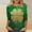 Green#9, variant on Viikei Womens Sweatshirts Plus Size,Fall Clothes for Women Fashion,Women's St. Patrick's Day Casual Print Round Neck Three Quarter Sleeve 3/4 Sleeve T-shirt Loose Top Green XXXXL
