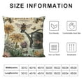 thumbnail image 5 of Creowell Queen Bee&nbsp;Throw Pillow Covers Jarding De Fleurs Decorative Pillow Rustic Farmhouse Pillow Case Butterfly&nbsp;Cushion Cover for Home Bedroom (Bee), 5 of 5