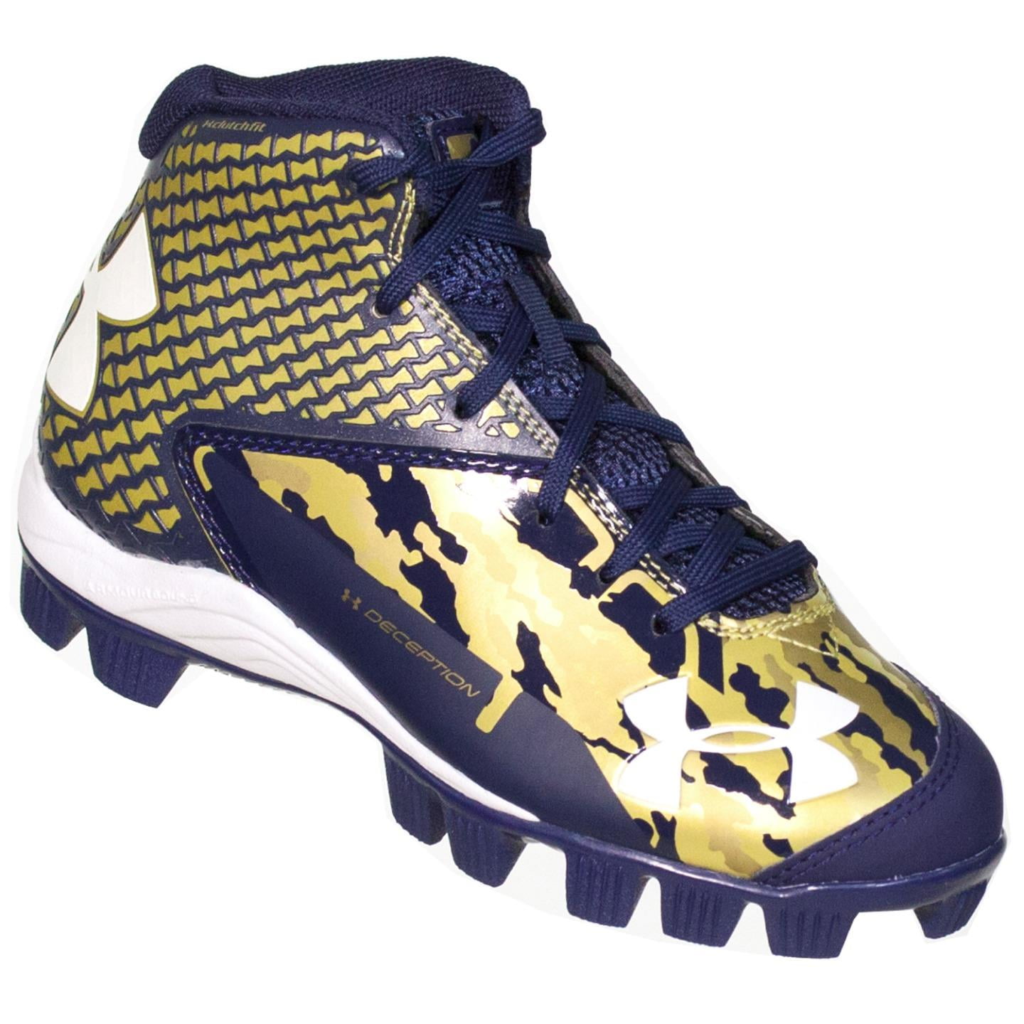 black and gold youth baseball cleats