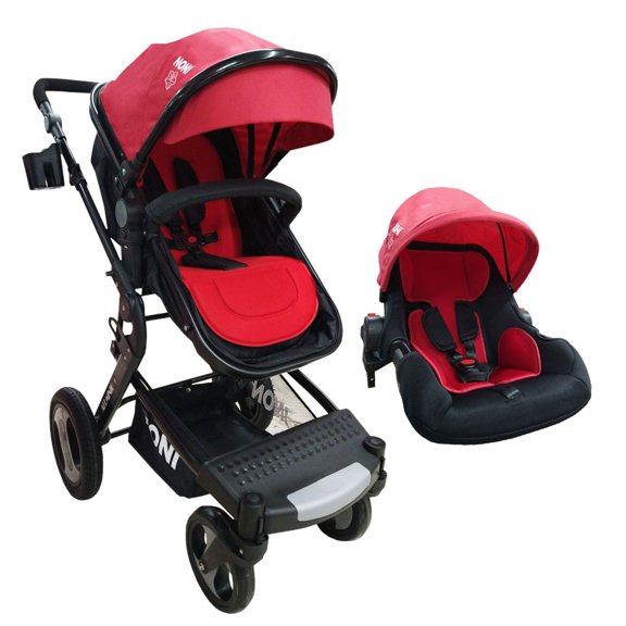 Sistema de Viaje Angelin Baby  Noni Aluminio Rojo