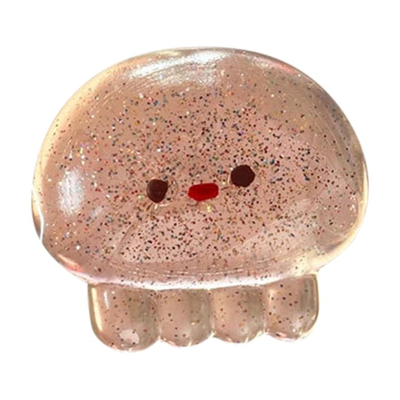 F-462 B Jellyfish Shaped Slow Pressure Release Squeeze Toy Fidget Decompression Anxiety Relief Sensory Play Hand Exercise Kids Fun Stress Reliever