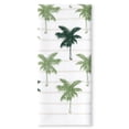 thumbnail image 1 of Hometrends Striped Palm Tree 1-Piece 100% Cotton Kitchen Towel, Multicolor, 16"x26", 1 of 5