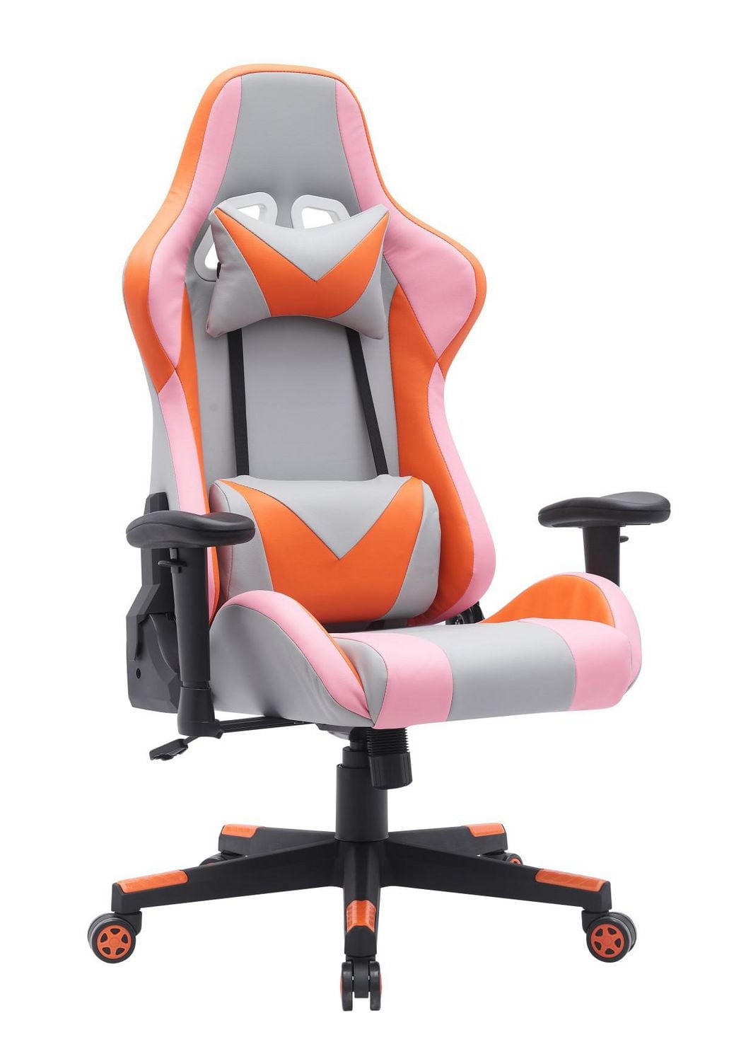 Zoya Gaming Chair, Grey/Orange