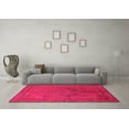 thumbnail image 3 of Ahgly Company Indoor Round Oriental Pink Industrial Area Rugs, 5' Round, 3 of 4