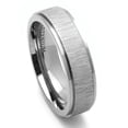 thumbnail image 2 of 6MM Comfort Fit Titanium Wedding Band Flat Hard Brushed Ring (Size 7 to 14), 2 of 2