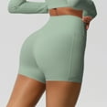 thumbnail image 6 of tarylea Biker Shorts Women High Waisted Stretch Butt Seamless Lightweight Breathable Summer Gym Running Yoga Shorts, 6 of 8