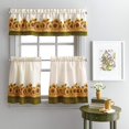 thumbnail image 4 of Curtainworks Cortina de Cocina con Ventana de jardín y Cenefa, Color Amarillo, Juego de Niveles de 36 Pulgadas, 4 of 6