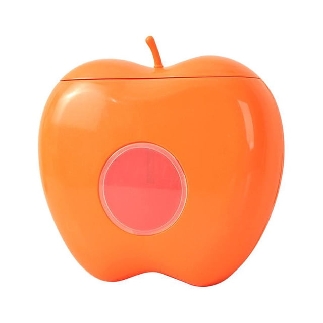 Caja Almacenamiento Película Adhesiva Montada en La Pared Caja Almacenamiento Cubierta Película para (naranja)