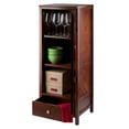 thumbnail image 6 of Winsome Wood Brooke Jelly Drawer and Shelves Cupboard, Walnut Finish, 6 of 10