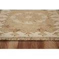 thumbnail image 3 of 2â€™ x 7â€™ Tan Retro Modern Medallion Runner Rug, 3 of 5
