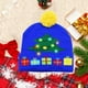 thumbnail image 1 of xihome Gorro navideño LED con diseño de Pap Noel iluminado, gorro de invierno de acrlico tejido para fiestas navideñas y proteccin para las orejas en climas fros, 1 of 6