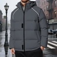 thumbnail image 2 of Daznico Jackets for Men,Heavyweight Hooded Coat Winter Warm Insulated Jacket with Detachable Outdoor Windproof Cold Weather,Mens Winter Coats,Size:XXL, 2 of 5