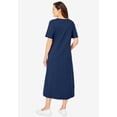 thumbnail image 2 of Woman Within Plus Size Layered Knit Empire Dress, 2 of 5