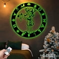 thumbnail image 3 of C-CRAFT Custom Funny Reindeer Christmas LED Metal Sign, Unique Wall Art for Living Room Wall Decor, 3 of 5
