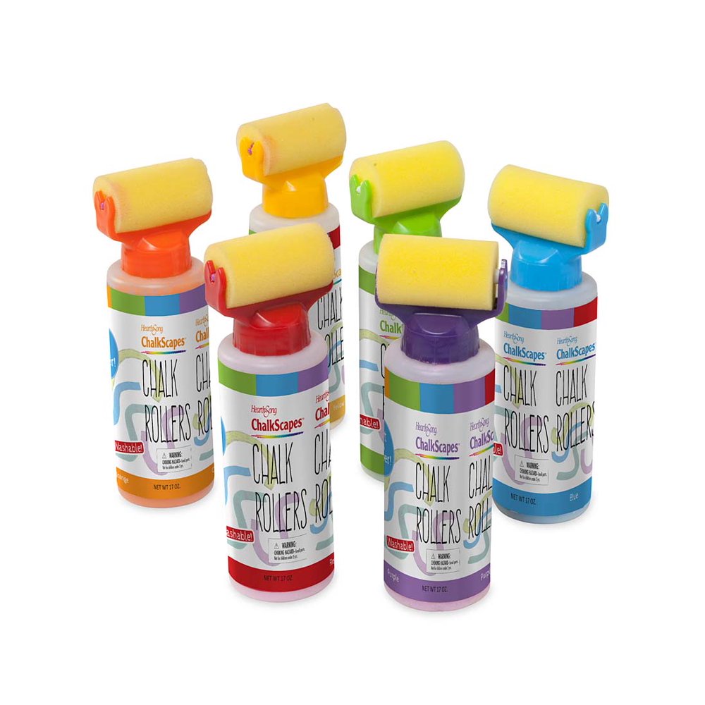 ChalkScapes Sidewalk Chalk Rollers for Kids