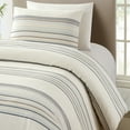 thumbnail image 3 of Better Homes & Gardens 2-Piece Blue Yarn Dye Stripe Comforter Set, Blue, Twin/Twin XL, All Ages, 3 of 6
