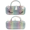 thumbnail image 5 of JAVOedge Children's Rainbow Unicorn Hard Eyeglass Case Glasses for Kids, Girls, Boys Hard Shell with Handle and Cloths, 5 of 5