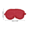 thumbnail image 4 of 1 Pc Sleep Mask Soft Eye Shade Cover for Light for Travel for Rest Red, 4 of 6