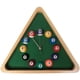 thumbnail image 1 of 13 Inch Billiard Quartz Clock with Solid Wood Frame Wall Clock for Living Room,Bedroom, 1 of 5