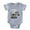 Heather Grey, variant on CafePress - FIN Robot Dog Woot - Cute Infant Baby Football Bodysuit