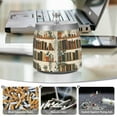 thumbnail image 6 of Yayeee Ashtray with Lid for Cigarette Smokeless Stainless Steel Home Ash Holder, Shelf Plants, 6 of 7