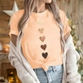 thumbnail image 4 of Christmas Tree Lights, Women's Casual Short-Sleeved T-Shirt with Tree Print, 4 of 7