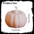 thumbnail image 3 of Zoxiy Fall Pumpkin Votive Candles,Thanksgiving Scented Tealight Candles,Handmade Scented Fall Pumpkin Soy Wax Candle,Fall Pumpkin Shaped Candles for Home Bedroom Bathroom,Table Centerpiece Decor, 3 of 7