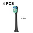 thumbnail image 2 of Clean Replacement Electric Toothbrush Replacement Brush Heads, 4 Brush Heads, 2 of 5