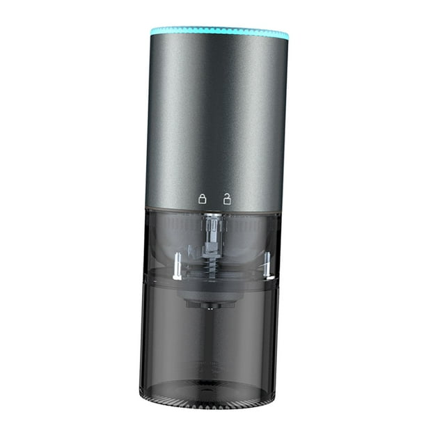 Máquina de molienda de café Recipiente de trabajo transparente automático recargable por USB, con restaurante de molienda de granos de BLESIY molido espresso
