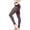 Mushroom, variant on LMB Lush Moda Leggings for Women with Comfortable Yoga Waistband - Buttery Soft in Many of Colors - fits X-Small to X-Large, Black