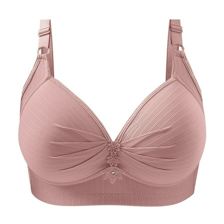 Women s Push Up Wireless Strapless Front Buckle Lift Bra Comfort Support No Sports Bras Underwire Bras Comfortable Wire Sports Bra with Padding Bralette Everyday Underwear