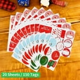 thumbnail image 2 of IZZONI Christmas Gift Tags, 150-pack Assorted Gift Tags and Self-Adhesive Name Stickers for Holiday Present Wrapping and Decor, 2 of 7