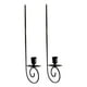 thumbnail image 4 of 2 Piezas Candelabro de Pared Porta Vela Hierro Minimalista Estética Moderna Arte Decorativo Montaje Sencillo Adecuado para Salón Oficina Consultorio, 4 of 8