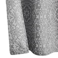thumbnail image 2 of 5th Avenue Lux Thalia Textured Grommet Window Curtain Panel Pair Silver Polyester 2-Piece 84 Inch Panel Pair, floral themed, for Men and Women, OEKO-TEX Certified Confidence, 2 of 4